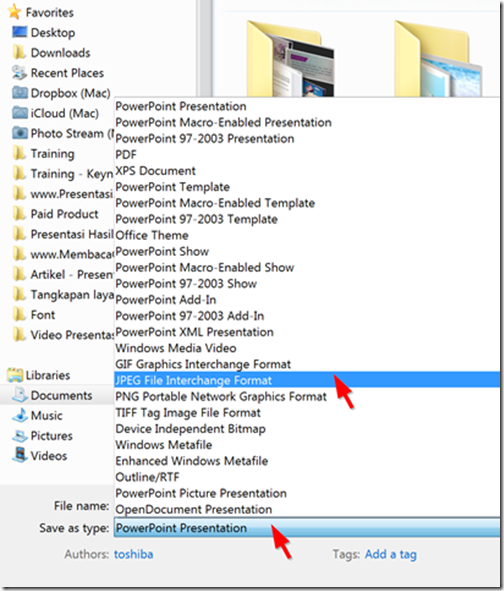 convert slide powerpoint to single image